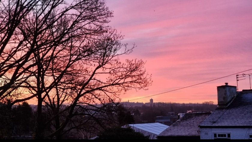 Beautiful Sunday sunrise #Oldham #loveoldham