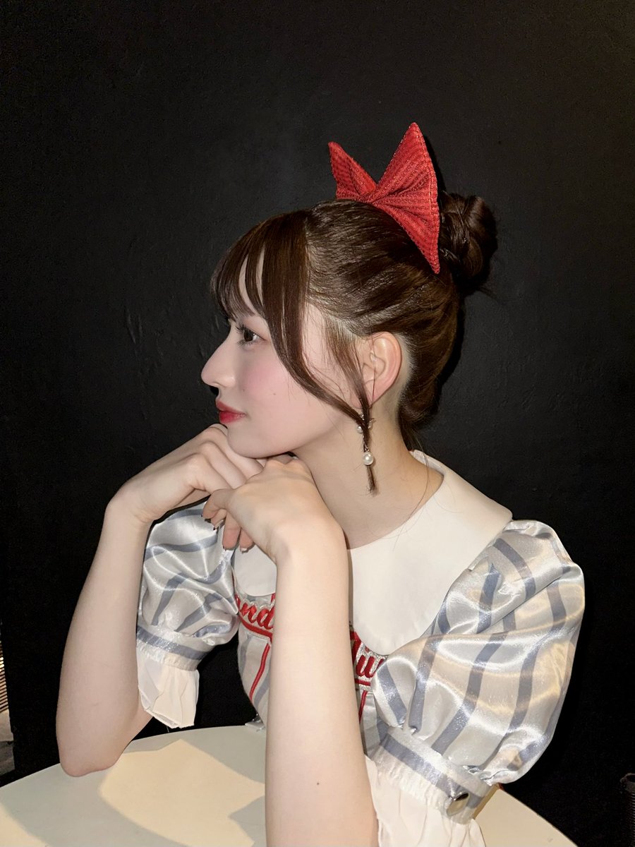 お団子にしたので、横顔も載せてみます👉🏻♥️ #立花琴未 #ことみん家