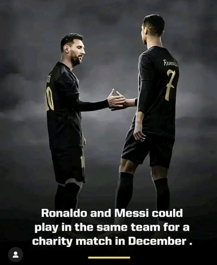 Comment ça ronaldo et Messi vont jouer ensemble et personne dit rien ?