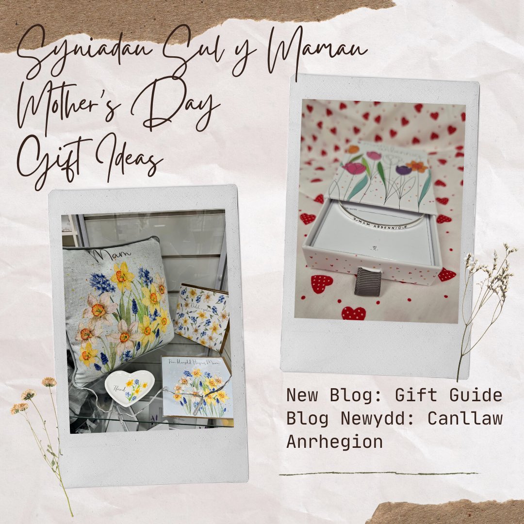 Looking for Welsh gifts and cards for Mother’s Day? Here’s our latest gift guide:
🔗 siopcwlwm.co.uk/blogs/gift-gui…