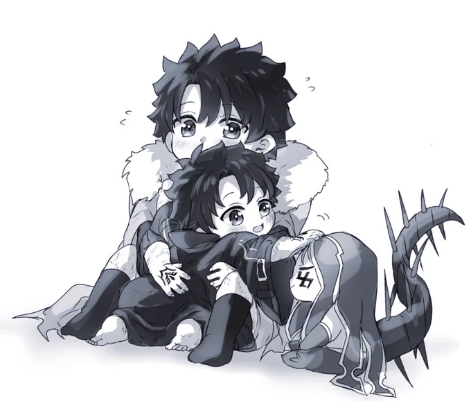 幼児化注意 #幸デアのちびぐだ ちびぐだとべびぐだ 