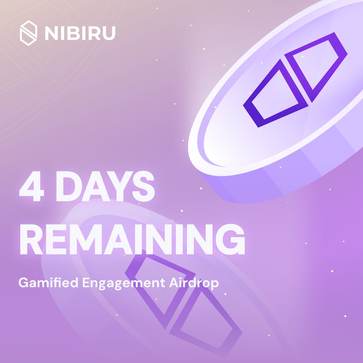 The clock is ticking 🕑 Only 4 days remaining in the Gamified Engagement Airdrop😶‍🌫️