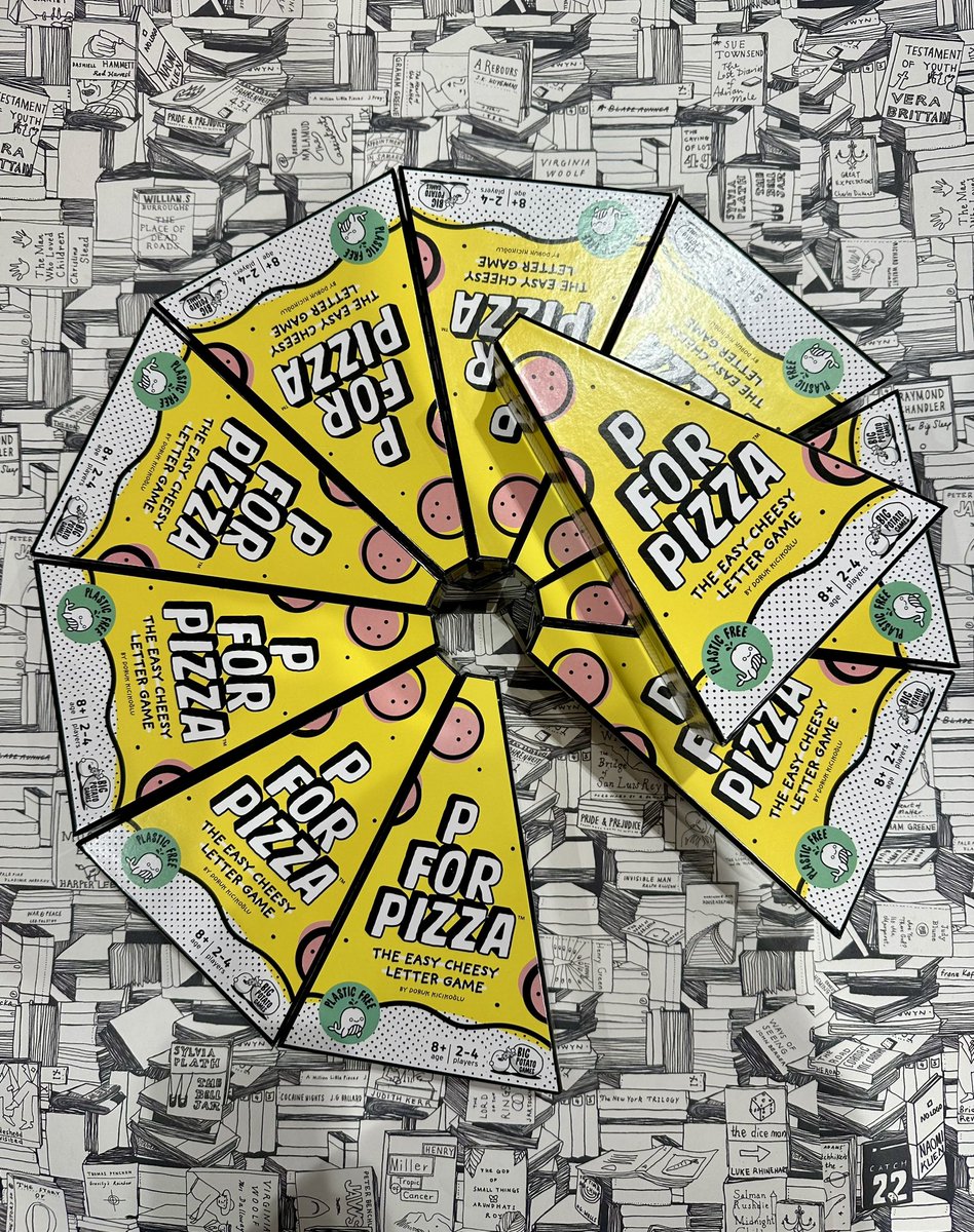 Game of the Month for February! 🎲 Dripping with delicious fun, this excellent slice of fast-paced party entertainment makes the players shout out a word that links the letter on one card to the category on another. Perfect for ages 8+, get stuck into P For Pizza this weekend!