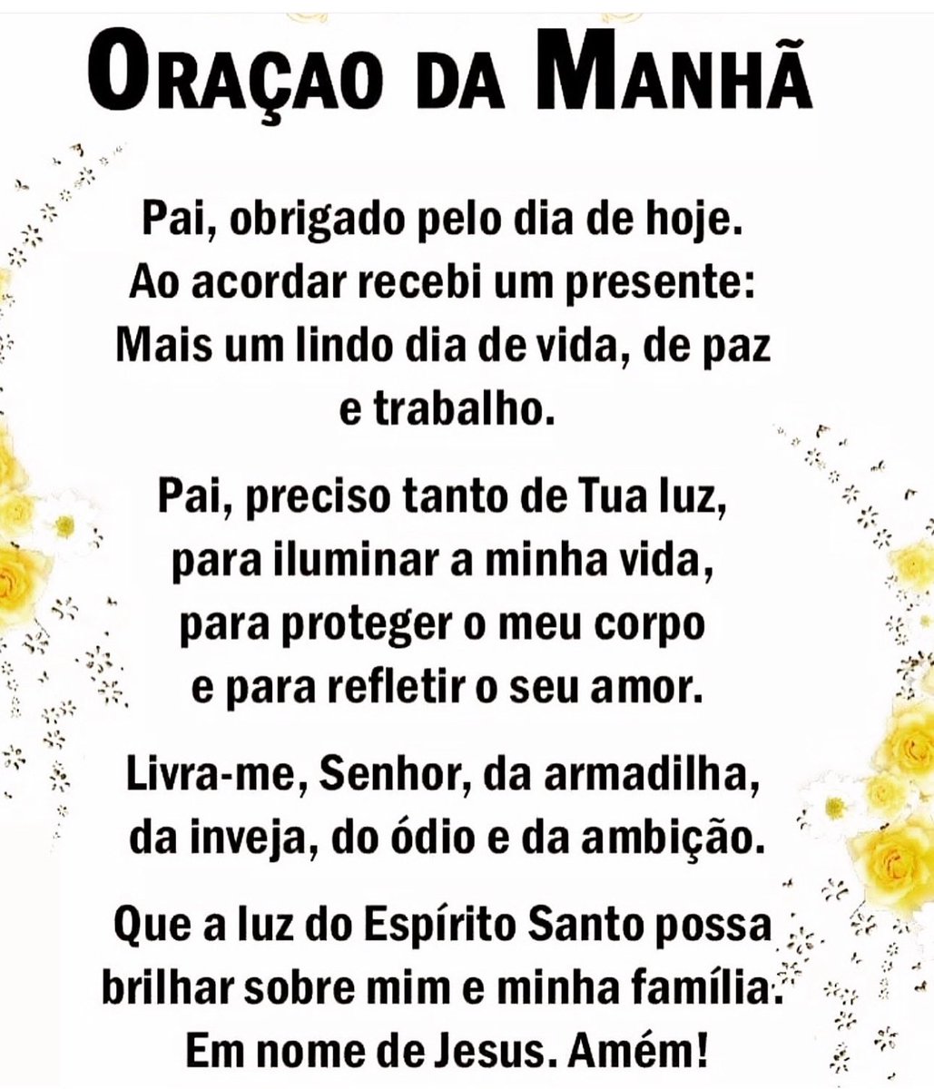 pemarcelorossi's tweet photo. Amados 
A ORAÇÃO TEM PODER!!!
#oração #🙏 
#gratidão #fé #amor #❤️ 
#alegria do #senhor 
#força #💪 #🔥 https://t.co/YYdBjaLwzU