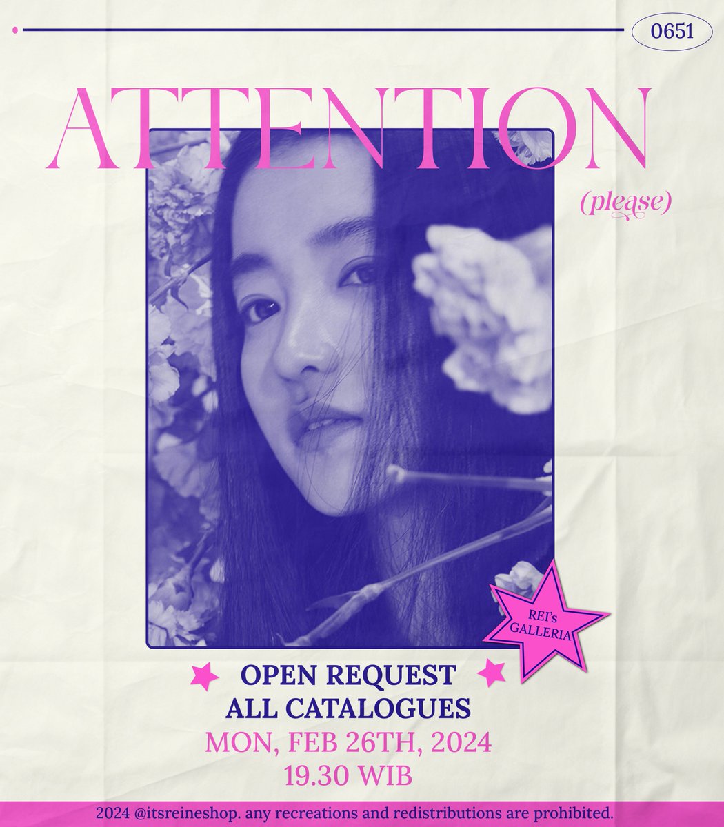 ⊹₊⋆ help repost, please? thankie! 
hi! rei finally akan open layout made by request perdana  setelah rebranding! all brand new looks, catalogues, new tnc, new FORMS! 
📆: MON, FEB 26TH, 2024
⌛: 19.30 WIB
🛒: claim slot by dm (slot sepenuhnya)
SCROLL for MORE info!
#zonauang