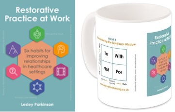 Re__Thinking's tweet photo. 📣🌟Giveaway!🌟📣 Five cups to be won!
Simply like and repost this tweet, with a short comment of your key takeaway from the book, to be entered to the draw. Winners announced 8th April 2024. #RestorativePracticeAtWork #WorkingWith @WeCYPnurses @WeMHNurses @WeStudentNurse https://t.co/sgM6vKH8FG