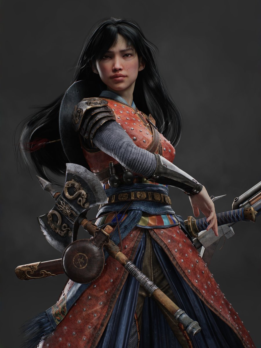 🎨 Toolbag Artist Highlight - DRAGON WARRIOR | MING DYNASTY GUNNER by Anastasia Kukosh More of Anastasia’s work on Artstation: artstation.com/nastyakukosh 👉 Use #madewithMarmoset for a chance to be featured. Bake, texture, and render your art in Toolbag: marmoset.co