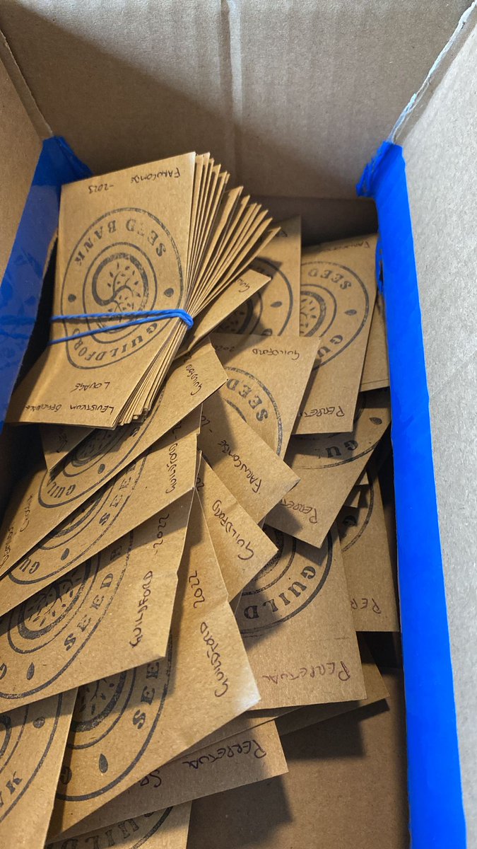 Getting ready for the #seedswap at the Trinity Centre next to Holy Trinity Church! 

#GrowYourOwn #SeedSaving