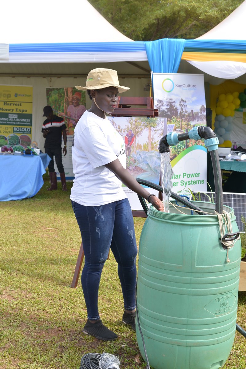 We are still going strong on the last day of #HarvestMoneyExpo.

You might want to make haste if you plan to pass by Kololo Independence grounds.

We are all about sustainable farming using the #PowerOfTheSun for small holder farmers.

#SunCultureUg