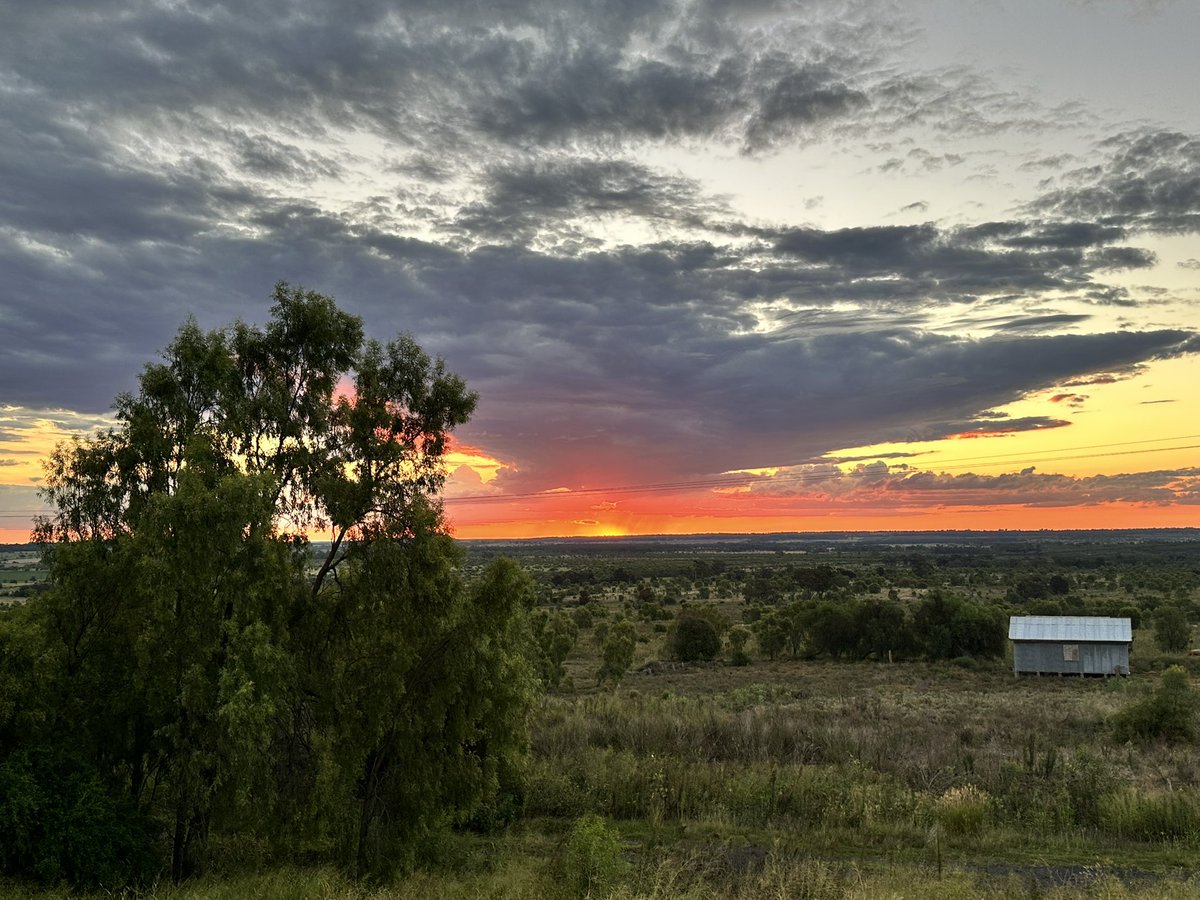 The sunset on the way home from #Yarraman was beyond! 
This photo doesn’t do it justice!
🧡 our magnificent region!

#sunset #toowoombaregion 
#morethanjustapostcode #adventuresinourregion #councillorlife  #whybeordinarywhenyoucanbeextraordinary