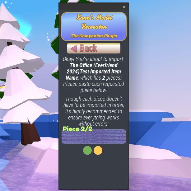 Xane_MMA's tweet image. I've begun to script the first couple pages of the #RobloxStudio plugin, so here's a couple more screenshots of it! The user gives it "header" info then each selected "piece" (JSON). It stores all of this data, and will use it to actually IMPORT the instances soon!
#RobloxExploit