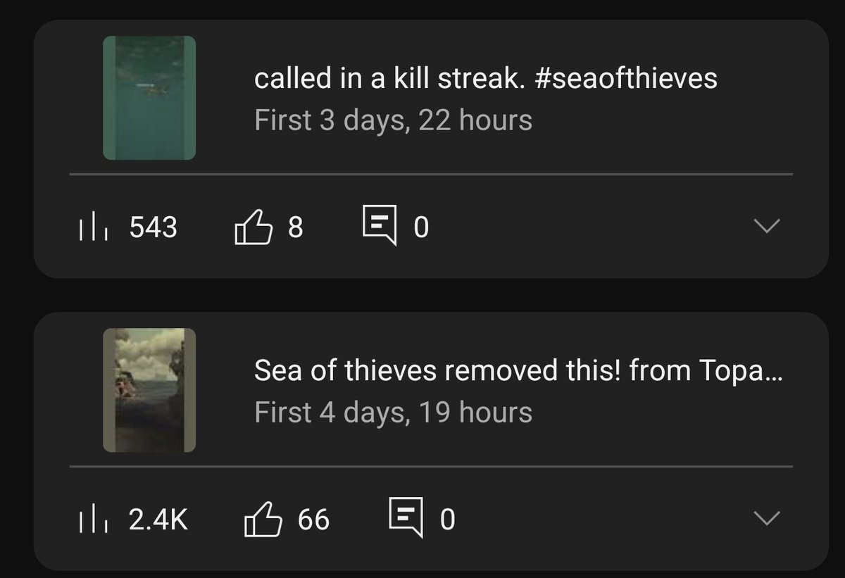 CaptTrep's tweet image. Over the last few days I've gained 3 subs, and over 2k views. I wanna thank you. It's really cool to see this grow a little. Means alot to me. Never thought any of my shorts would get this many, and keep going!
Cheers matey! ☠️
#BeMorePirate