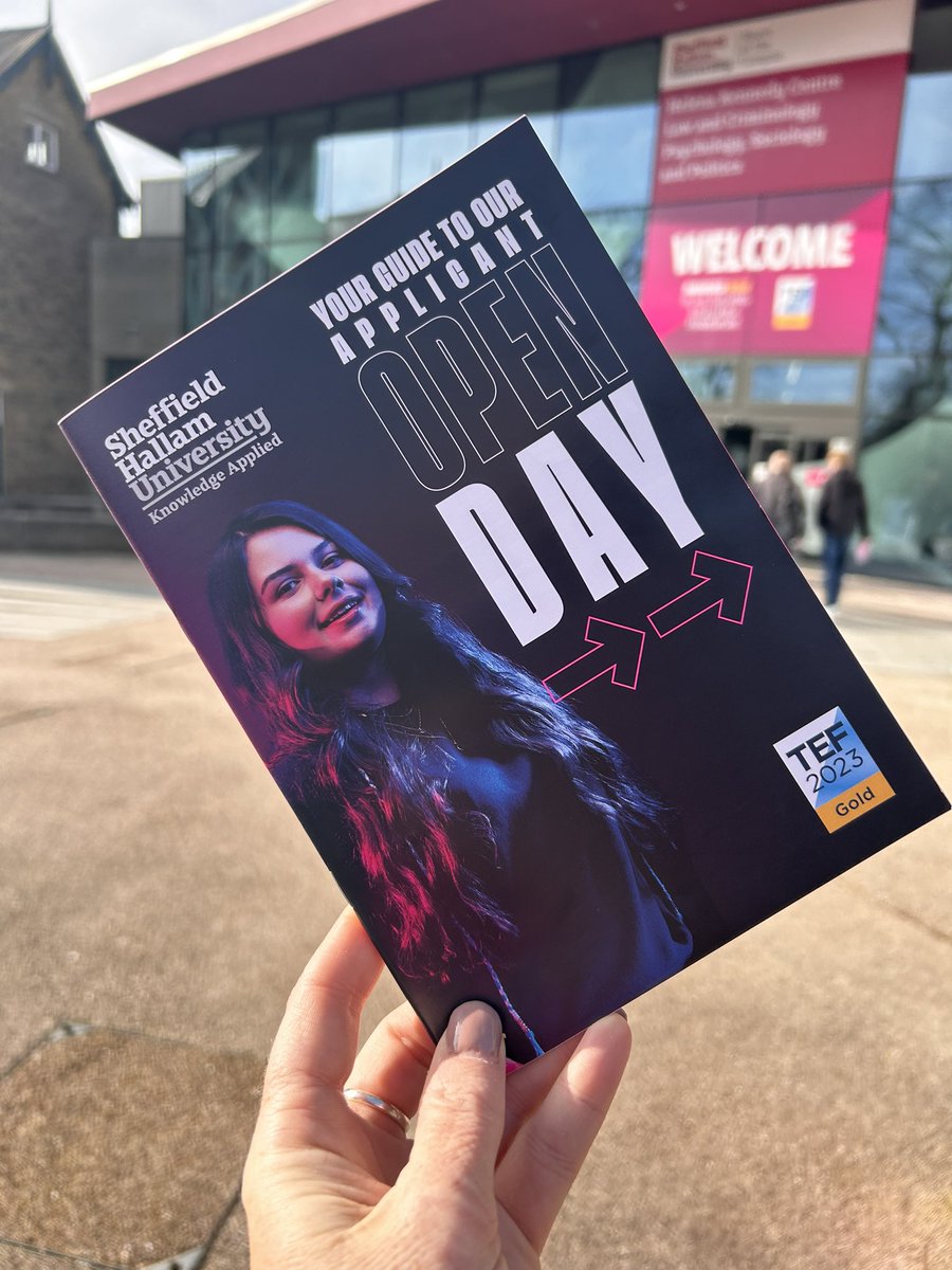 rawnico's tweet photo. What a lovely day it is to welcome our future students to @sheffhallamuni for our first Course Open Day of 2024. Collegiate Crescent Campus is only a mile away from our city centre campus bit has a totally different feel. Welcome to #TeamHallam https://t.co/UDA3KrDIUq