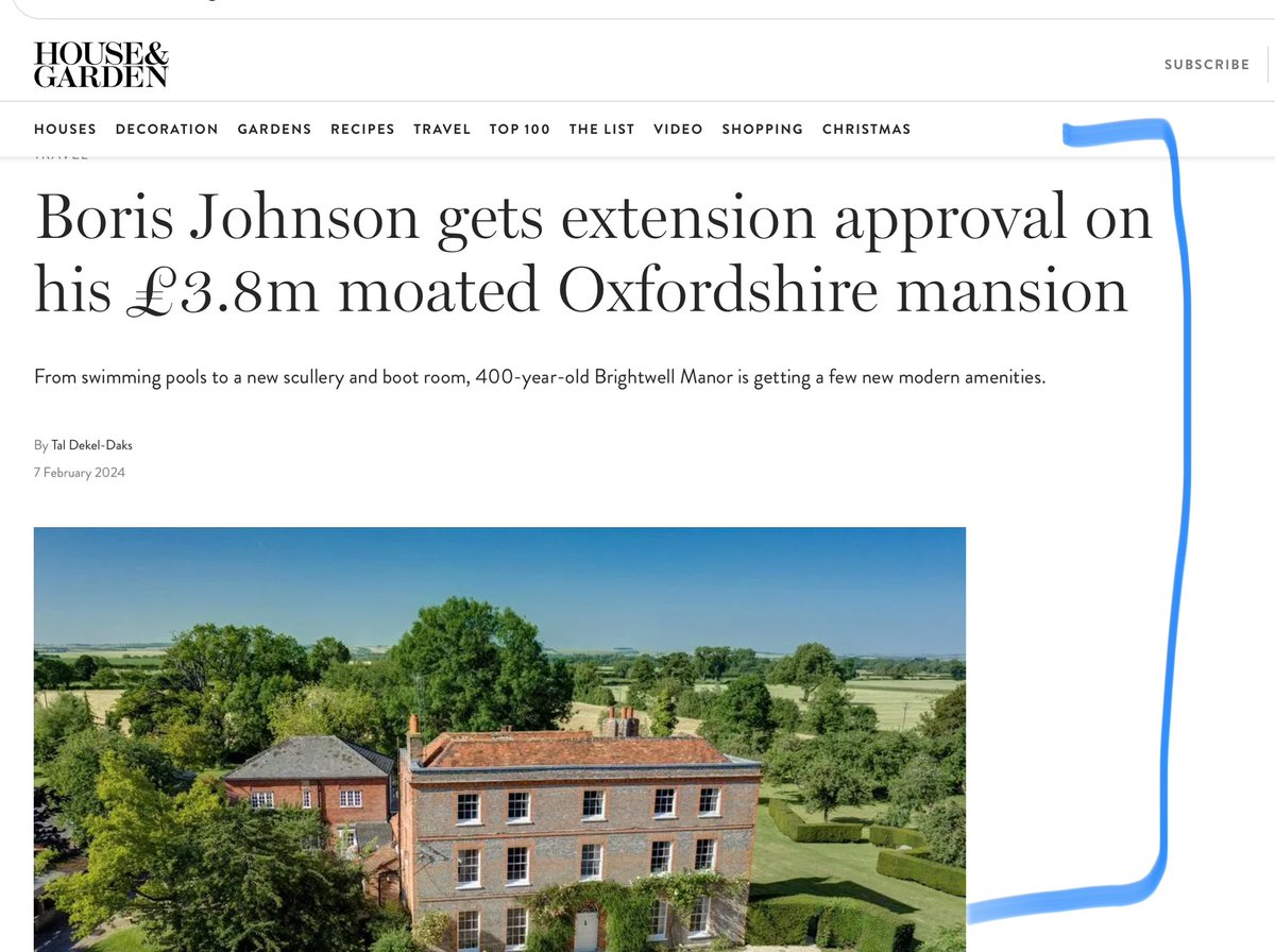 ‘Hypocrite’ they cry! Daily Mail pays Boris Johnson £1m… he buys £3.8M weekend mansion…. Same paper “exposes” Angela Rayner for buying a £48,000 council house… they pay Johnson £48,000 every 18 days……