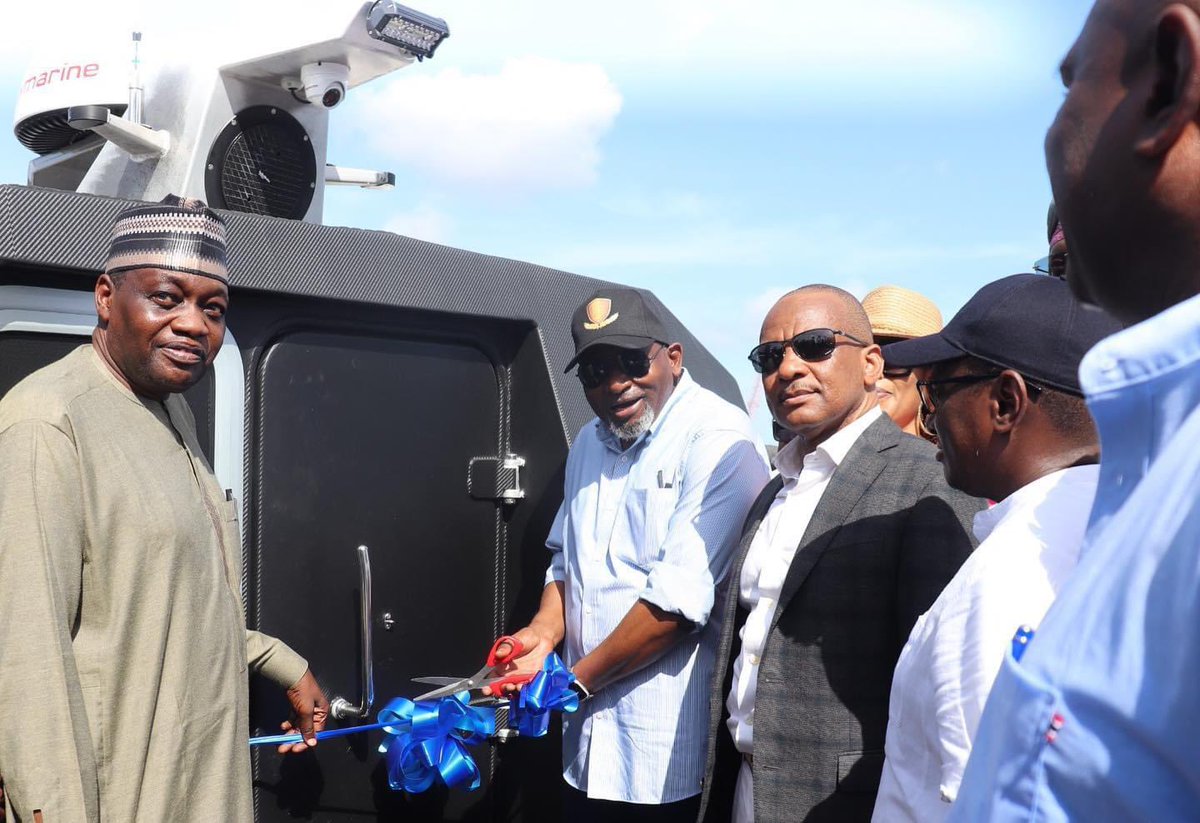 #PhotoNewsReviews In May 2023, we championed the commissioning of the Nigerian Maritime Administration & Safety Agency's Newly acquired boats, Administrative blocks, search and rescue base clinics as well as staff ferries These are parts of efforts and achievements of NIMASA