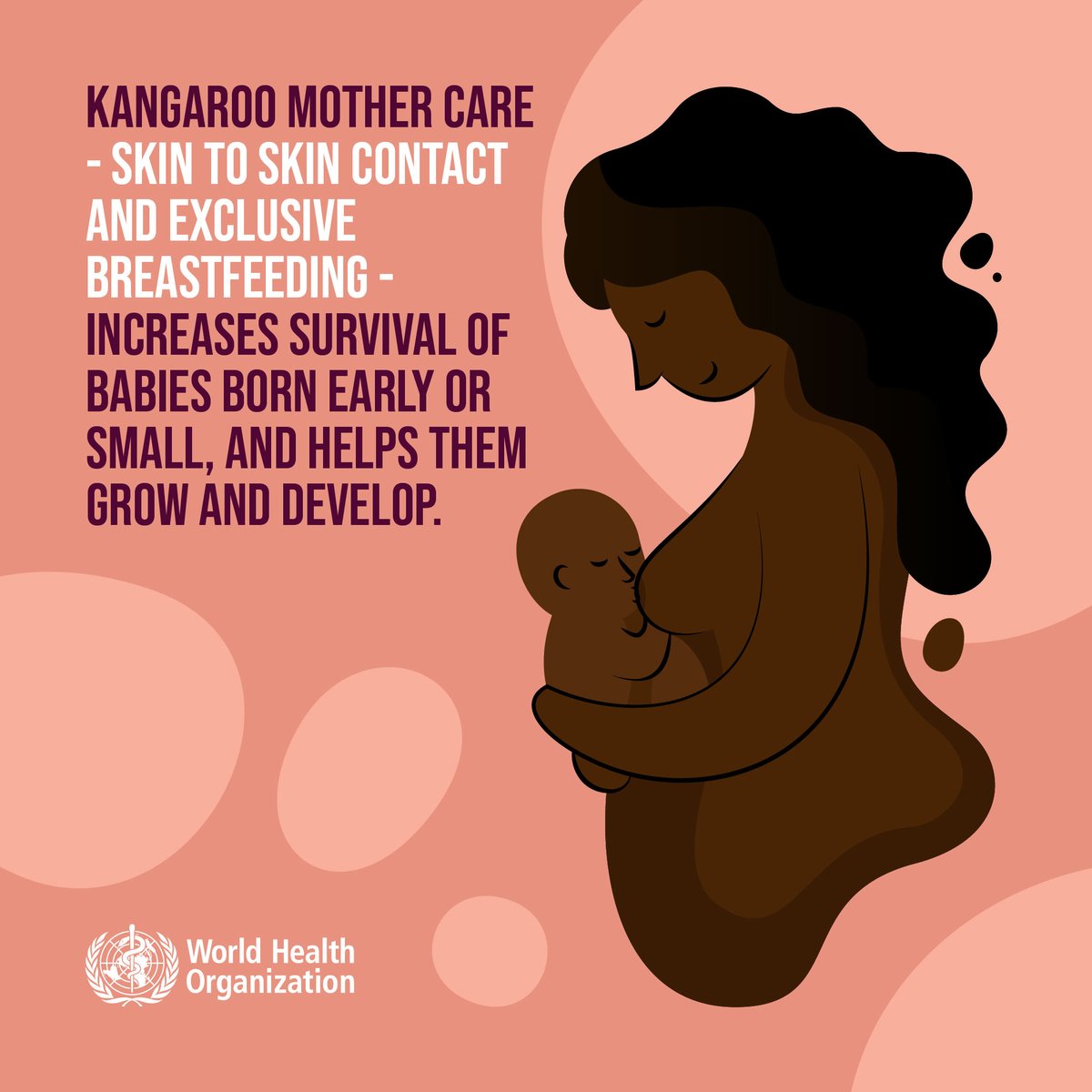 Holding a #preterm baby skin-to-skin and exclusive breastfeeding meet their needs for:

💕 warmth
💕 nutrition
💕 stimulation
💕 safety
💕 love
💕 development