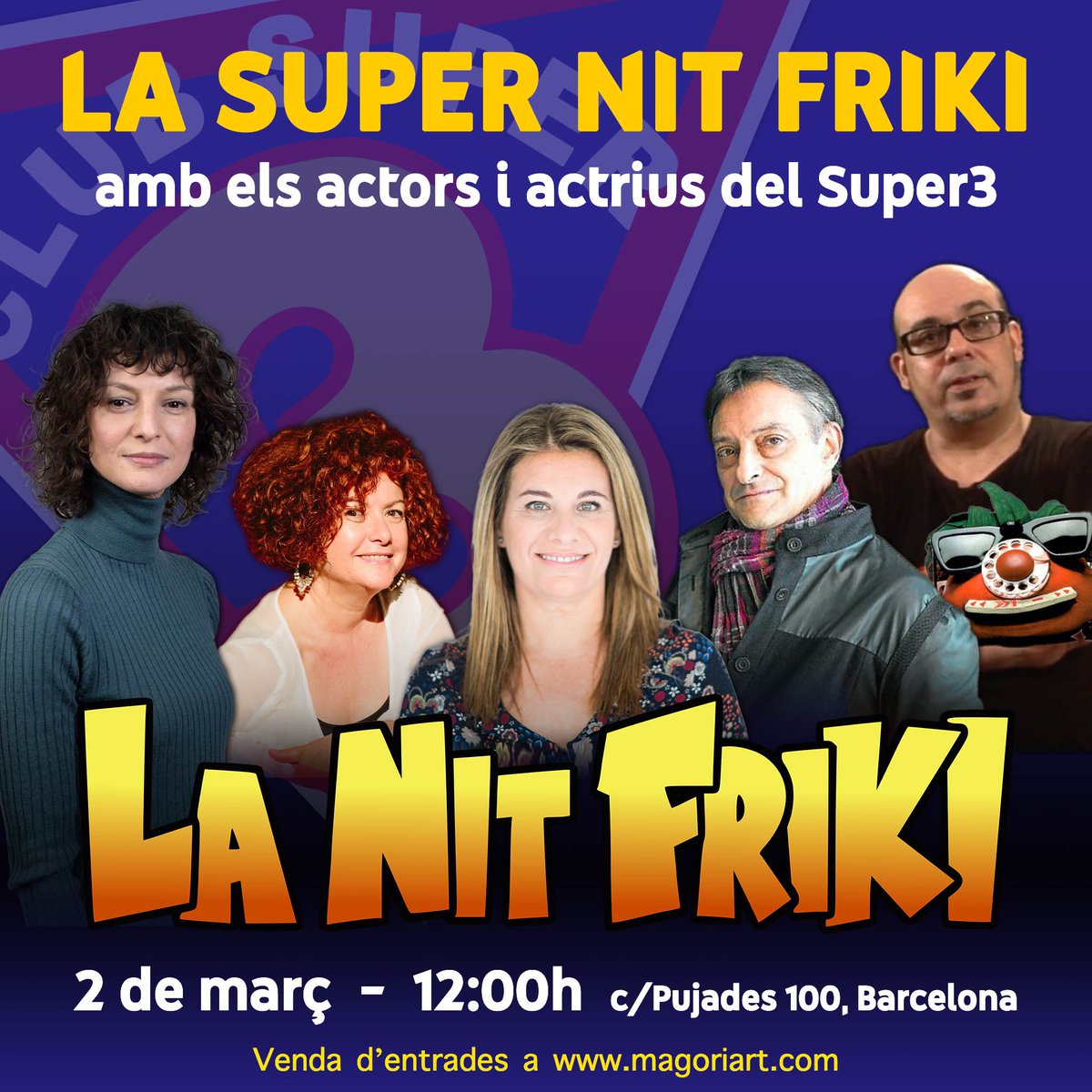 Comença una setmana boja i no pensem parar 🤯 Dimecres 28. LNF amb @diblasioficial i @atrifol73 Dissabte 2. La Super Nit Friki amb @RamonPerisMarch @annacasas1975 @srarakutjo Montse Puga i Ferran Albiol + info 👉🏻 lanitfriki.cat/la-super-festa…