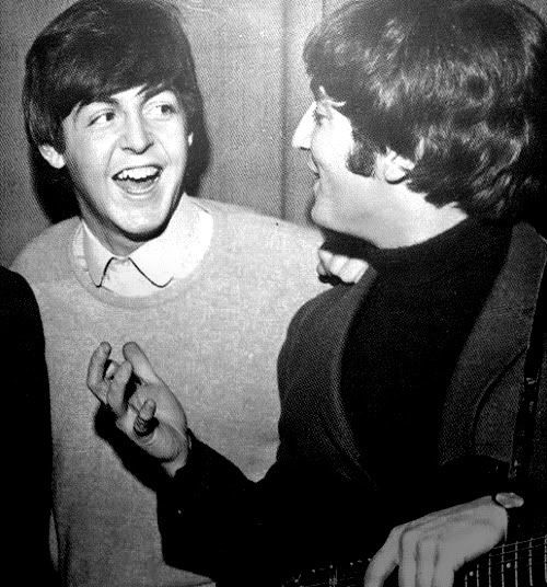 Paul and John The #Beatles via @flowersmacca70s