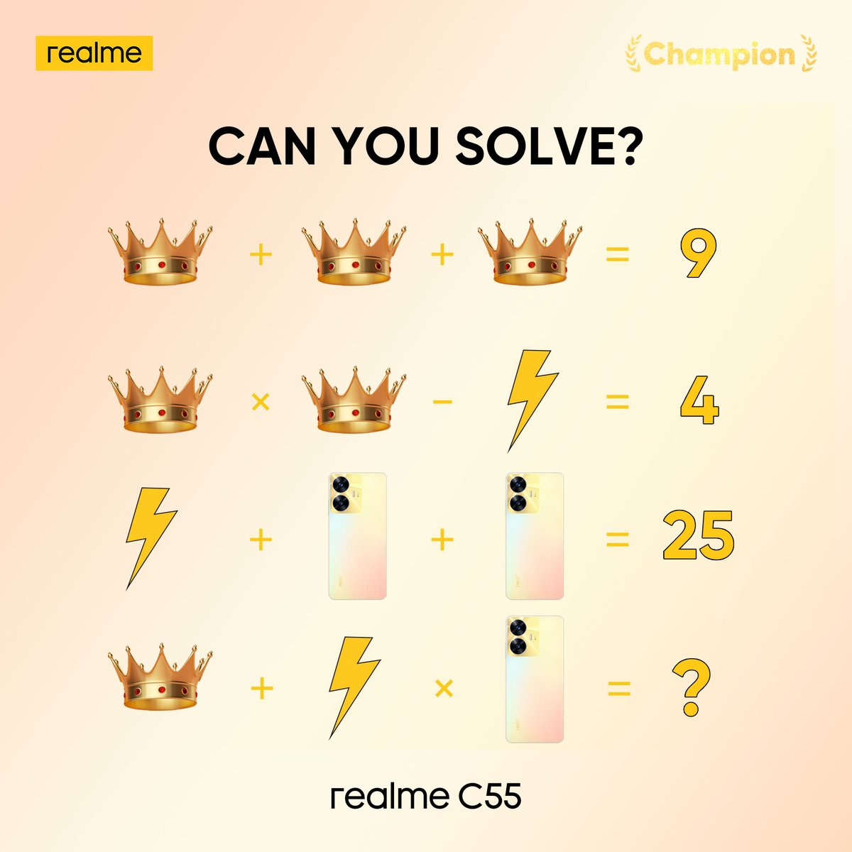 Find the correct answer! #Trivia #realmeC55 #ChampionCamera #ChampionMemory