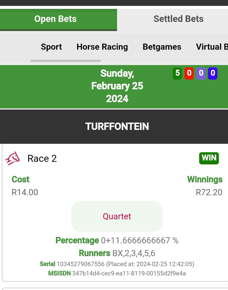 FieldPMguy's tweet photo. @MyBigBets1 Boom boom💥 good start to the day https://t.co/zwQHh31wtE
