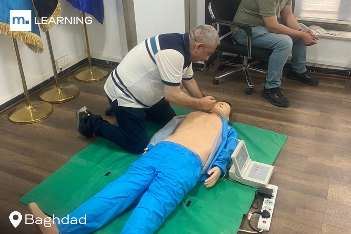 mselectonline's tweet image. To learn more about our first aid and other health and safety courses, please contact training@mselect.com.

#mselect #iraq #learningandevelopment #firstaid