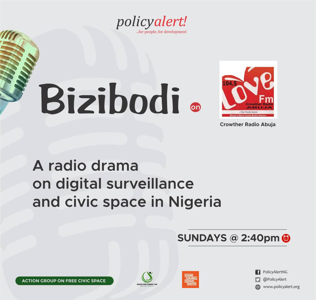 📢 Listen to the latest episode of Bizibodi,an enlightening series on digital surveillance & civic space in Nigeria.⏰ 2:40pm on Love 104.5 FM Abuja Click this link tinyurl.com/3mdhep5p to join #digitalauthoritarianism #digitalsurveillance @ActionGroupFCS @Spaces4Change