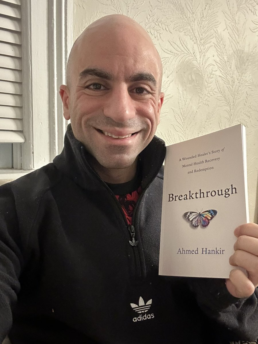 Back home in Ontario, Canada &amp; I received a lovely surprise! A parcel containing galley copies of my new book, ‘Breakthrough. A Story of Hope, Resilience and Mental Health Recovery’ which will be published in April 18th 2024. Available to preorder linktr.ee/ahankir