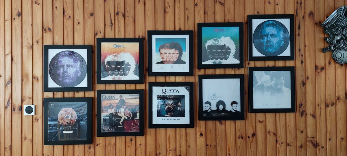 pjfqueen's tweet photo. Once a month I'm replacing my exposition of Queen (related) albums (12") on my wall. Have a nice day! https://t.co/0wOPB4tEOi