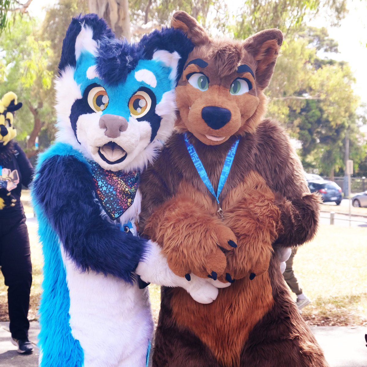 For <a href="/ItsFlippsy/">Flippsy</a> and <a href="/JustinDaKelpo/">Justin The Kelpie!</a> Taken at #MFC2024 during our big walk :3