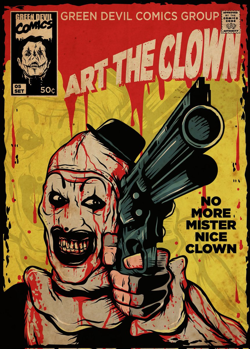 alyxhorror's tweet photo. 243 days until Terrifier 3!!! #Terrifier #Terrifier2 #Terrifier3 #Terrifam #ArttheClown #ComingSoon #HorrorCommunity #Horrorfam https://t.co/uN9YRfgC9H