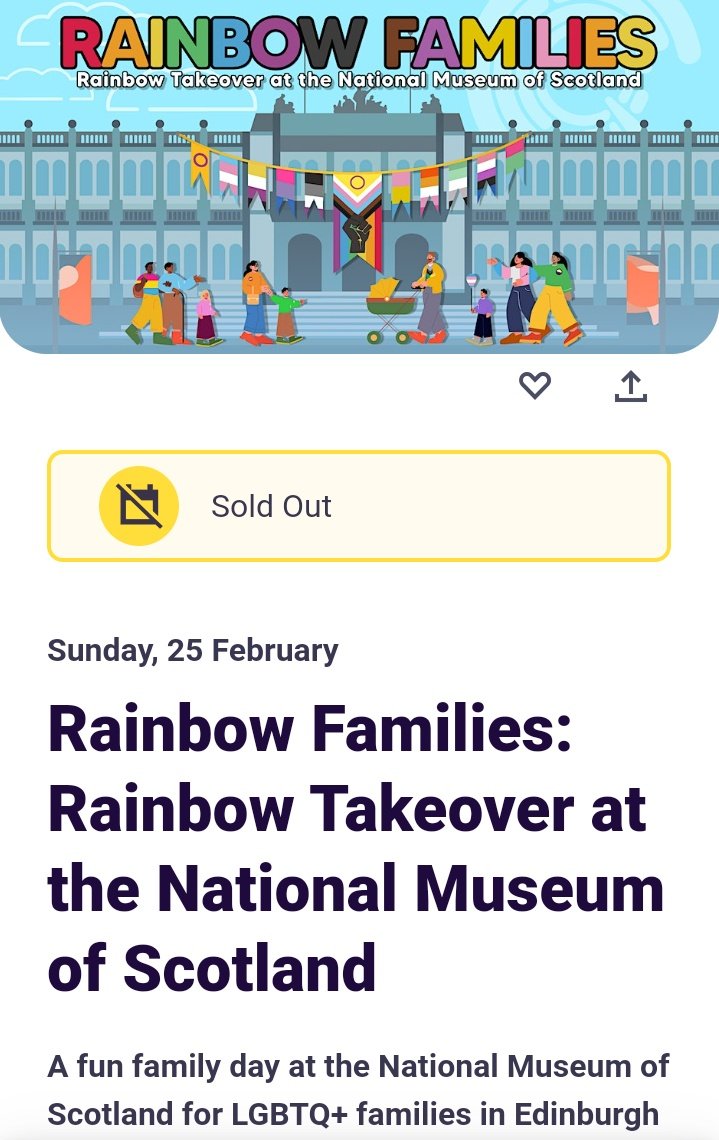 Excited about the grand finale of our week at the National Museum today at a sell-out event with #RainbowFamilies! Science + arts + creativity for everyone = #climate change solutions & a better world for all! #ClimateJusticeNow @NtlMuseumsScot @NMSEngage @LauraJo85180397