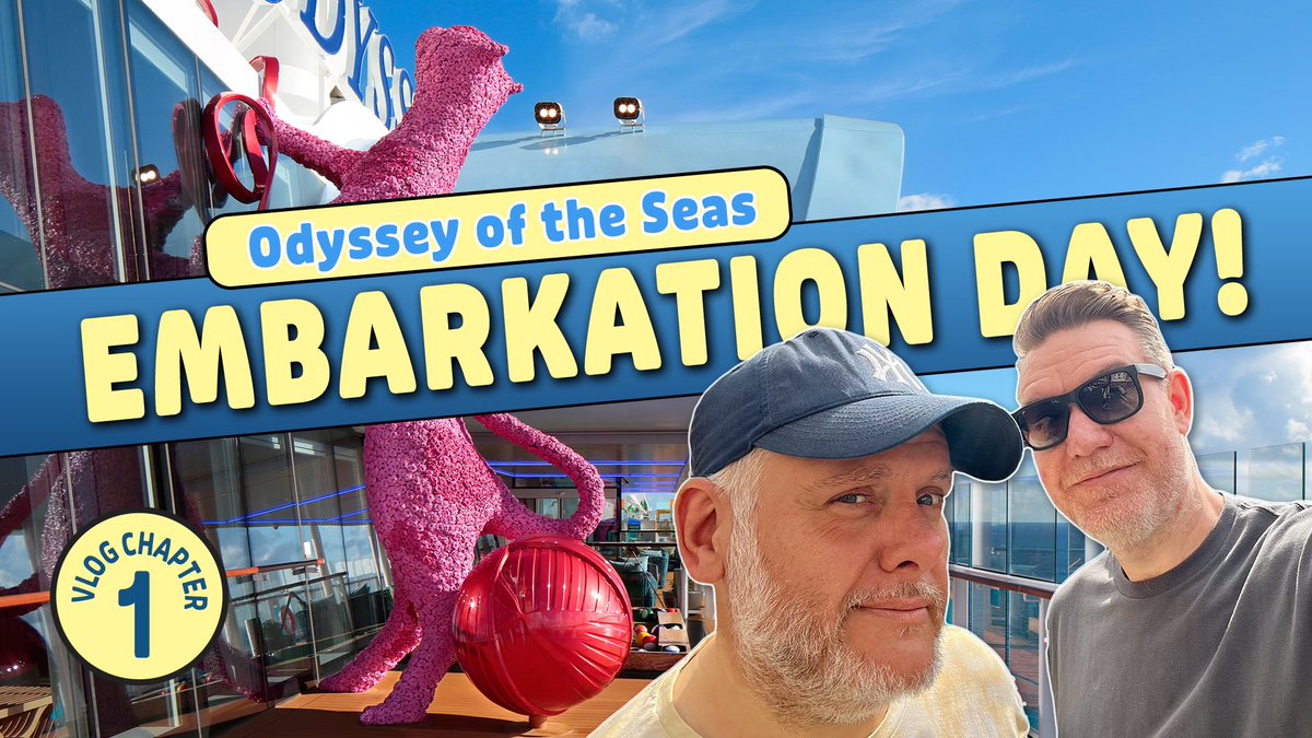YouTube is processing and this video should be up in about an hour! #OdysseyOfTheSeas #CruiseVlog #GreekIslesCruise #YouTube