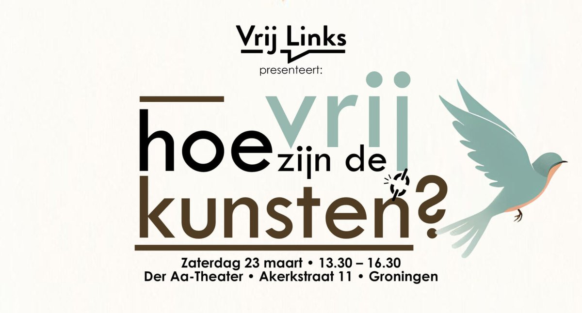 VrijLinks's tweet image. Zaterdag 23 maart, Der Aa-Theater Groningen. 

Met @femkelakerveld, @bartdrenth, @michiellieuwma, @HesterOvermars, Peshmerge Morad en Gerrit Kamstra. 

Koop nu je kaartje 👉 vrij-links.nl/redactievl/eve…