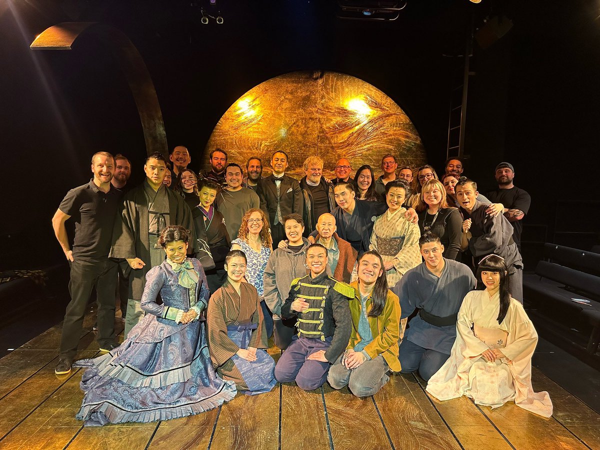 Please, hello and goodbye to this wonderful company. Thanks for all the love as we have our final bow today. <a href="/MenChocFactory/">Menier Chocolate Factory</a> it’s been real. #pacificovertures #sondheim