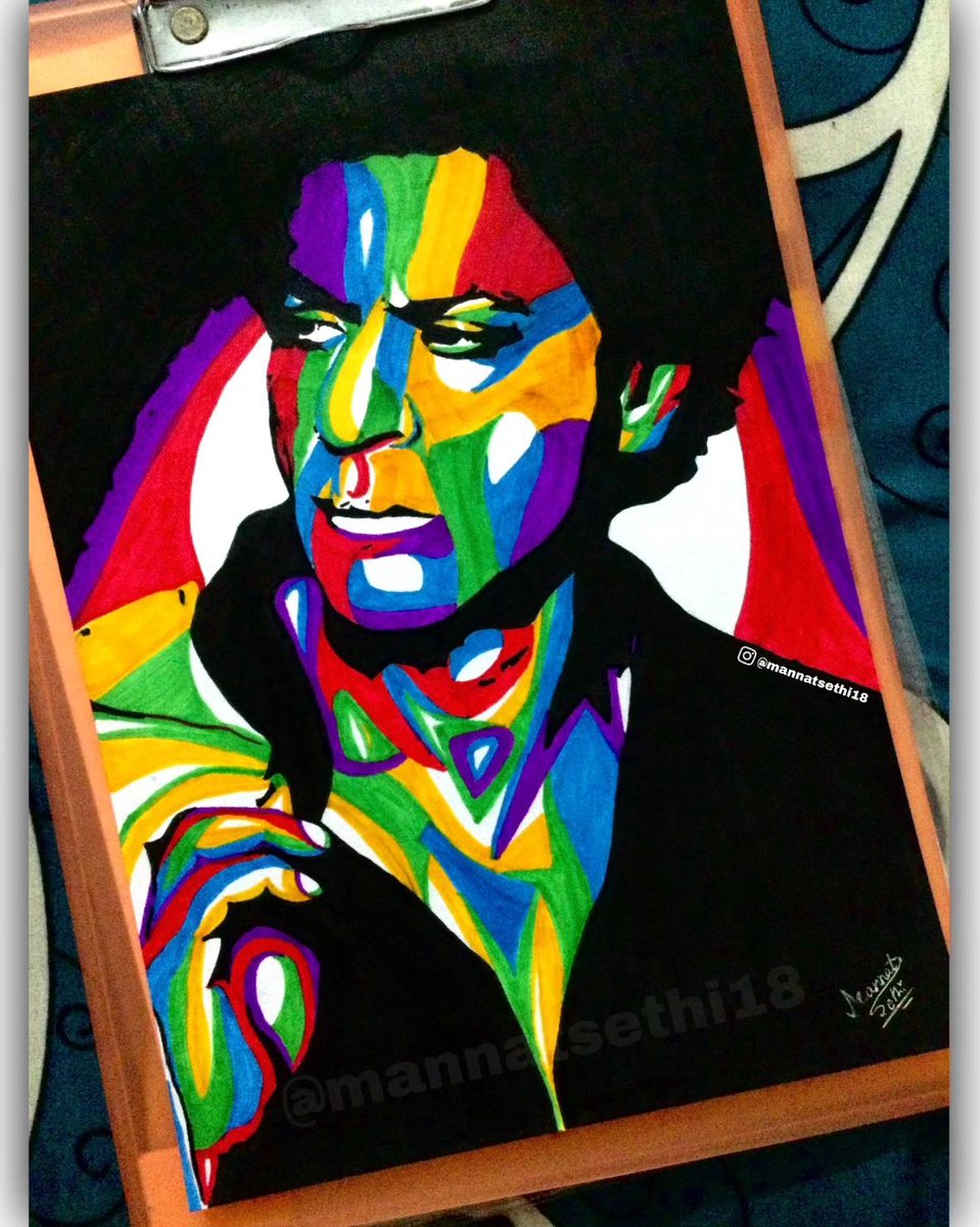 Assalamualaikum Shah! 
If possible would you please look at this art made by your biggest fan I know, a 17 years old girl, who calls you her angel, Mannat Sethi 😭🤍. 
Can’t even tell you in words how much it’ll mean your response to her 🤍
@iamsrk 
#AskSrK