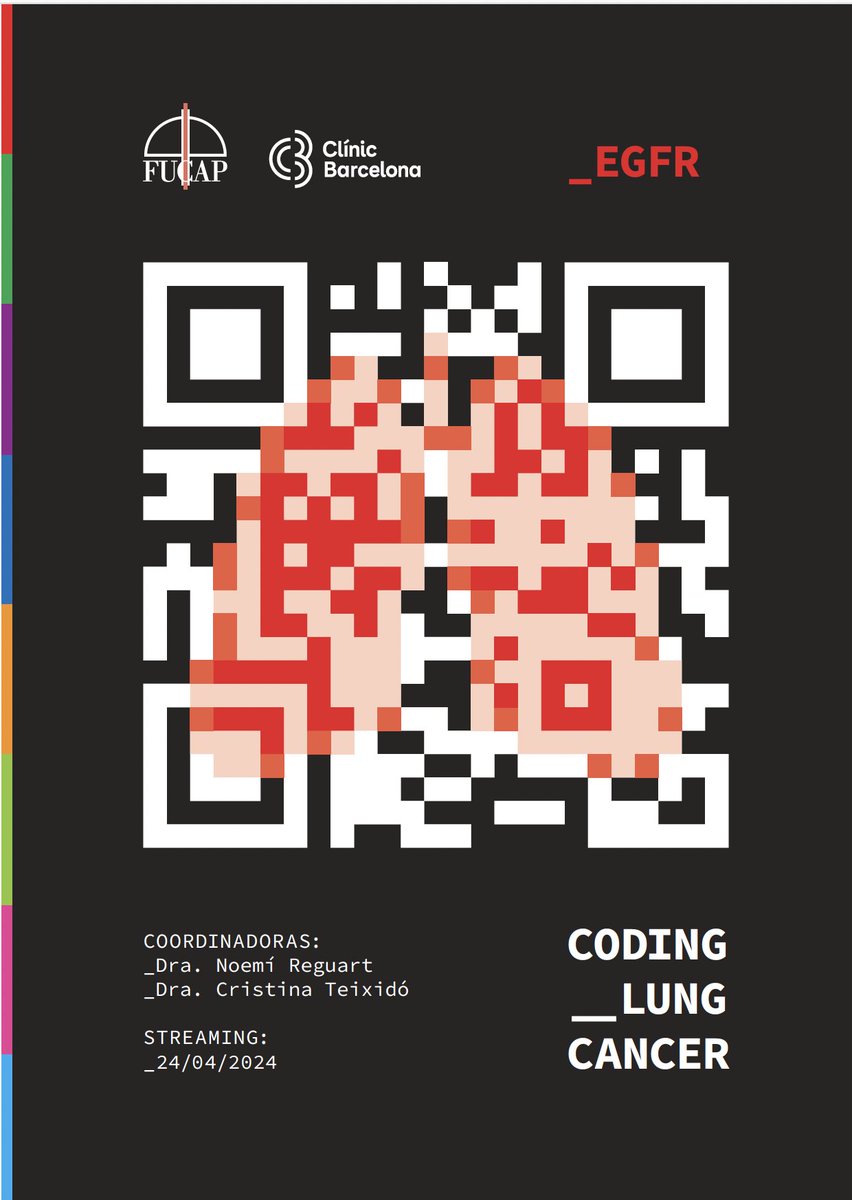 teixido_c's tweet image. Save the date for our next course &apos;Coding Lung Cancer: EGFR&apos; on April 24th (16h-18:15h).  Excellent speakers, in streaming and free registration 👉 aventik.es/egfr    #codinglungcancer #EGFR #biomarkers #🫁 #lungcancer