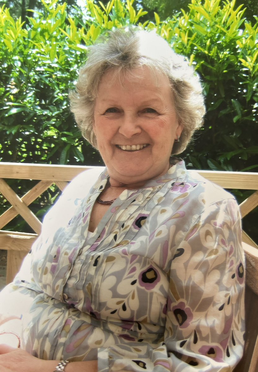 Our beautiful Mum passed away peacefully yesterday morning. Full of life, the light in the room, her infectious smile and cheeky glint in her eye. Blessed that I got to call her Mum. Heartbroken she is no longer here but comforted she is finally at peace. Love you forever Mum xx