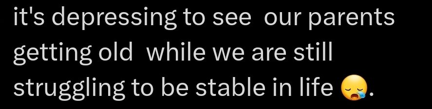 The guilt feel is strong when we still can't afford the things our parents want or when we are unable to spend time with them since we are so busy with this thing called life. 😢 #life #LifeLessons #LifeGoals #depression #Feature