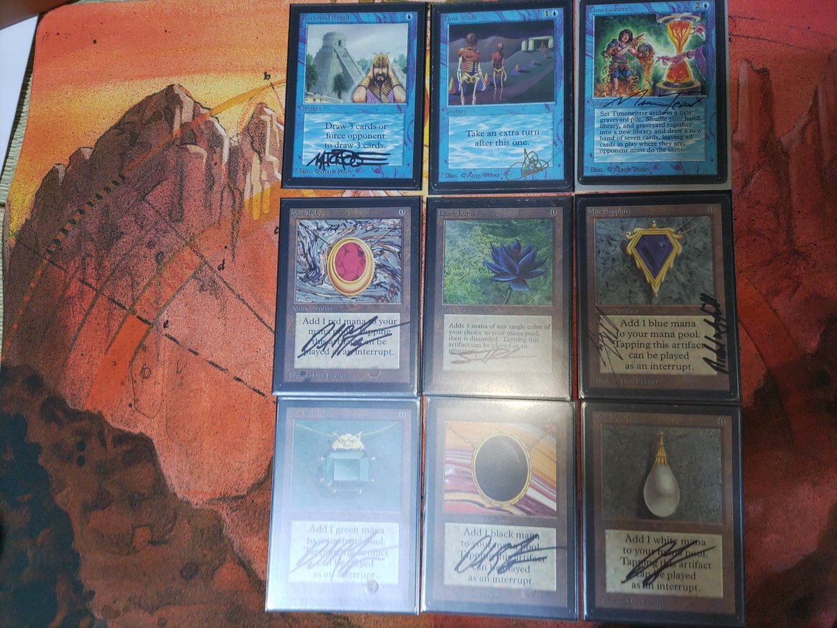 fa5011900679's tweet image. 遂にP9サインド化完了！

やり遂げました👍

＃MTG
＃P9
＃mtgsign
＃今日のサインド