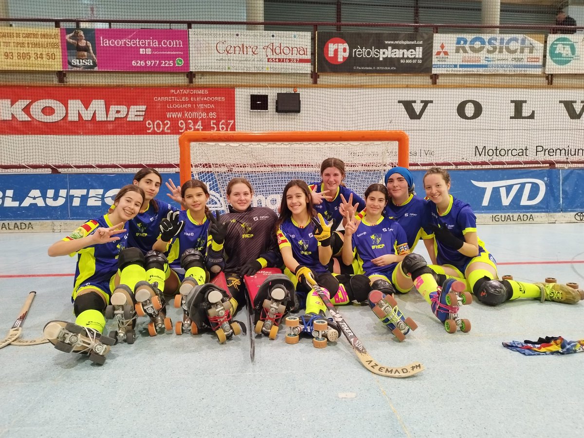 🔵🟡 RESULTAT 🔵🟡

#FEM15 B 6-1 @martinenchoquei

#Igualada #IFHCP #EsportFemení #HoqueiPatins #baseIFHCP