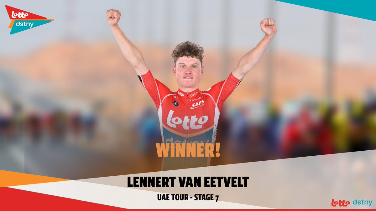 🇦🇪 #UAETour

Winning the final stage and taking home the GC of @uae_tour ! Congrats @LennertVEetvelt 👏🙌🏆