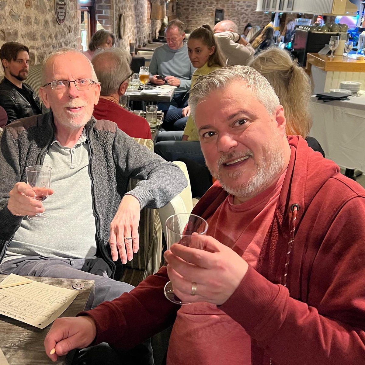 It was a tough job, but someone had to do it! We had a lovely evening in the Hayloft Bar catching up with some of our holiday home owners, seasonals and staff, eating cheese and sampling a selection of new wines to decide which ones go on this year’s wine list! 💪🧀🍷