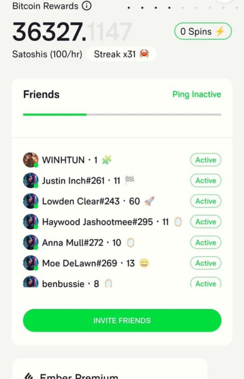 on X Join Ember Referral Code MNGRZIU4BZD https t 0FaxbPQG4H Watch how to withdraw your BTC from Ember app https t WLDEKzR3Ts Earn free BTC reward daily which is withdrawable. Coretoshis Avive I...