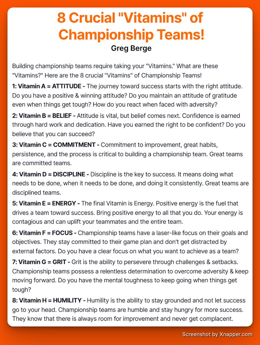 Listen up Grasshoppers and coaches, make sure you are taking the right vitamins. Not just for success on the court, but for success in life.