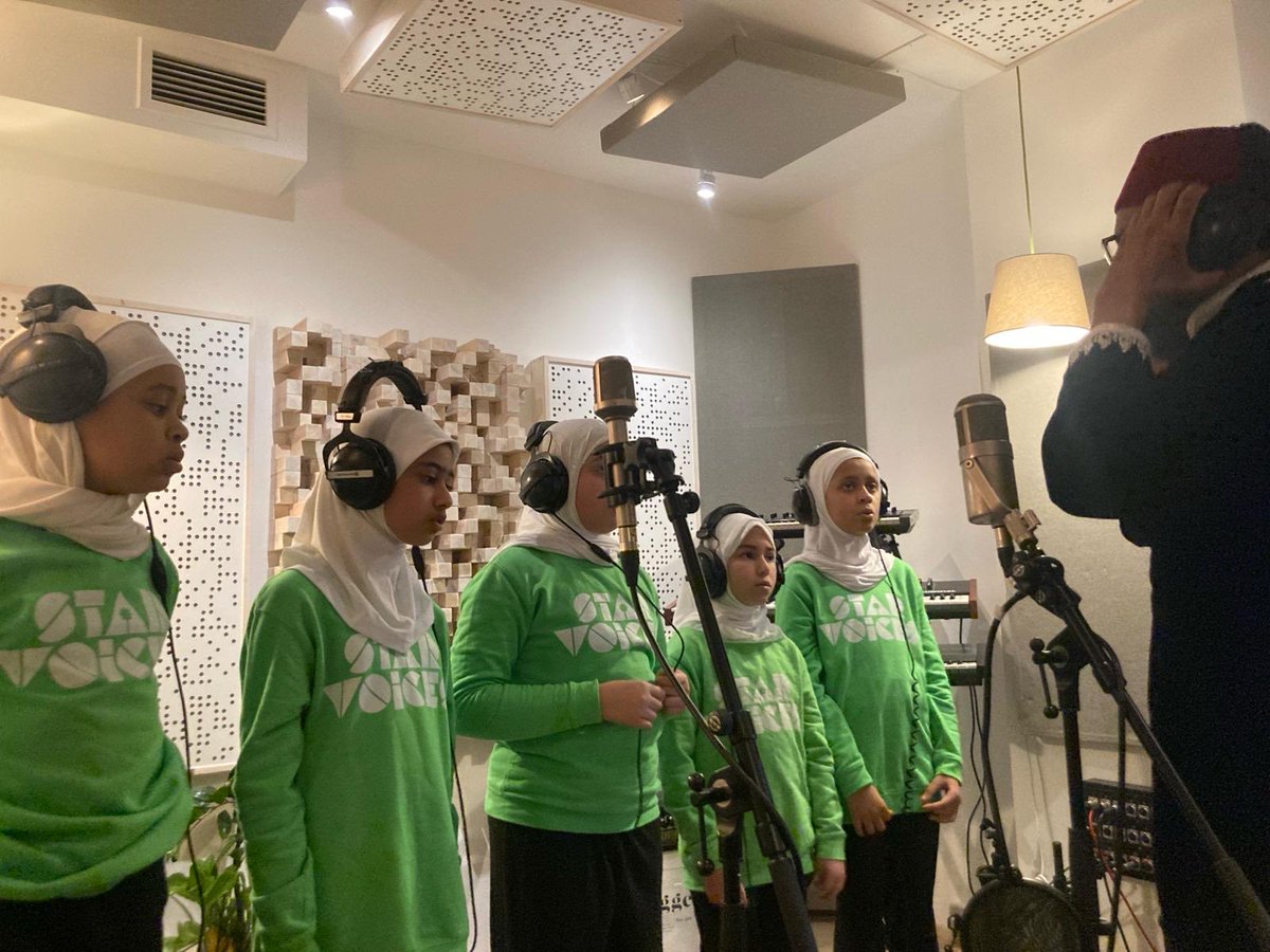 Our Star Voices choir are back in the recording studio working on our new music video which will be released on the first day of Ramadhan. #StarCreative #FaithfulStars #Ramadhan2024 #WeAreStar