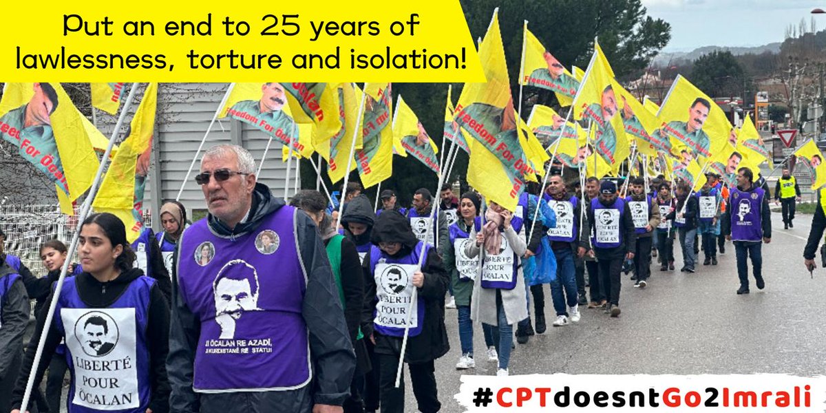 The #CoE #antitorture Committee (#CPT) visited #Türkiye from 13 to 22 February 2024
CPT returned without visiting Mr. Öcalan.
We condemn the CPT.
@CoE_RuleofLaw
@CoEHumanRights

#CPTdoesntGo2Imrali