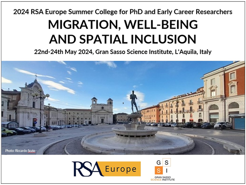 🌟Are you a #PhD student or #ECR with an interest in #migration #wellbeing #spatial #inclusion? Our 5th Summer College is taking place at @GSSISocialSci, Italy 🌟 ⏰22-24 May 2024 Apply by 1 March 10am GMT / 11am CET: 💻bit.ly/24SCollege 🔁😁