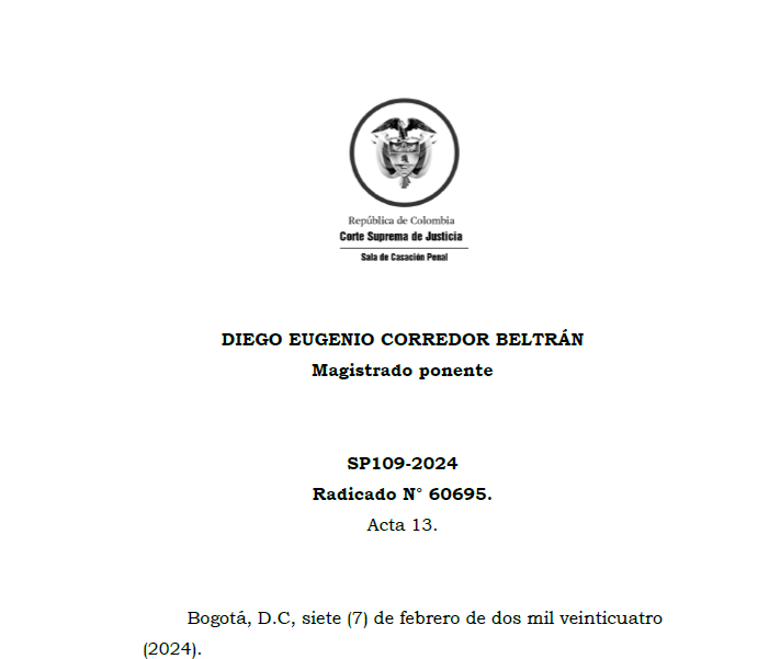 Melovides's tweet photo. No es posible aplicar el principio de favorabilidad penal para los casos de cambio de jurisprudencia. https://t.co/LnK69DECQi