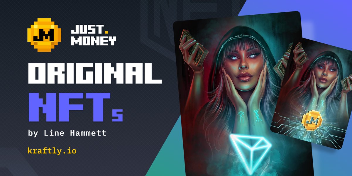 Two original pieces from Line Hammett for sale!

✍️Hand drawn, not AI 🤖

50% of the sale price will be used for buyback and burn $JM token

🖼️kraftly.io/market/50205

🖼️kraftly.io/market/50358