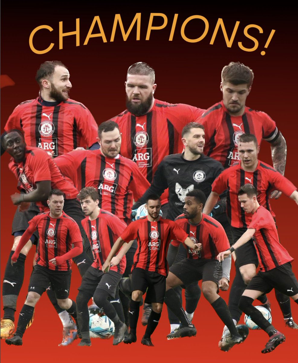 WE HAVE DONE IT!WE ARE CHAMPIONS! With a 6-0 win today we have secured the trophy! What a season for the boys to secure the trophy in February! Also makes it 8 clean sheets in a row, Time to celebrate today and back to work next week for the remaining 3 games! 

Up the Ash!❤️🖤🏆